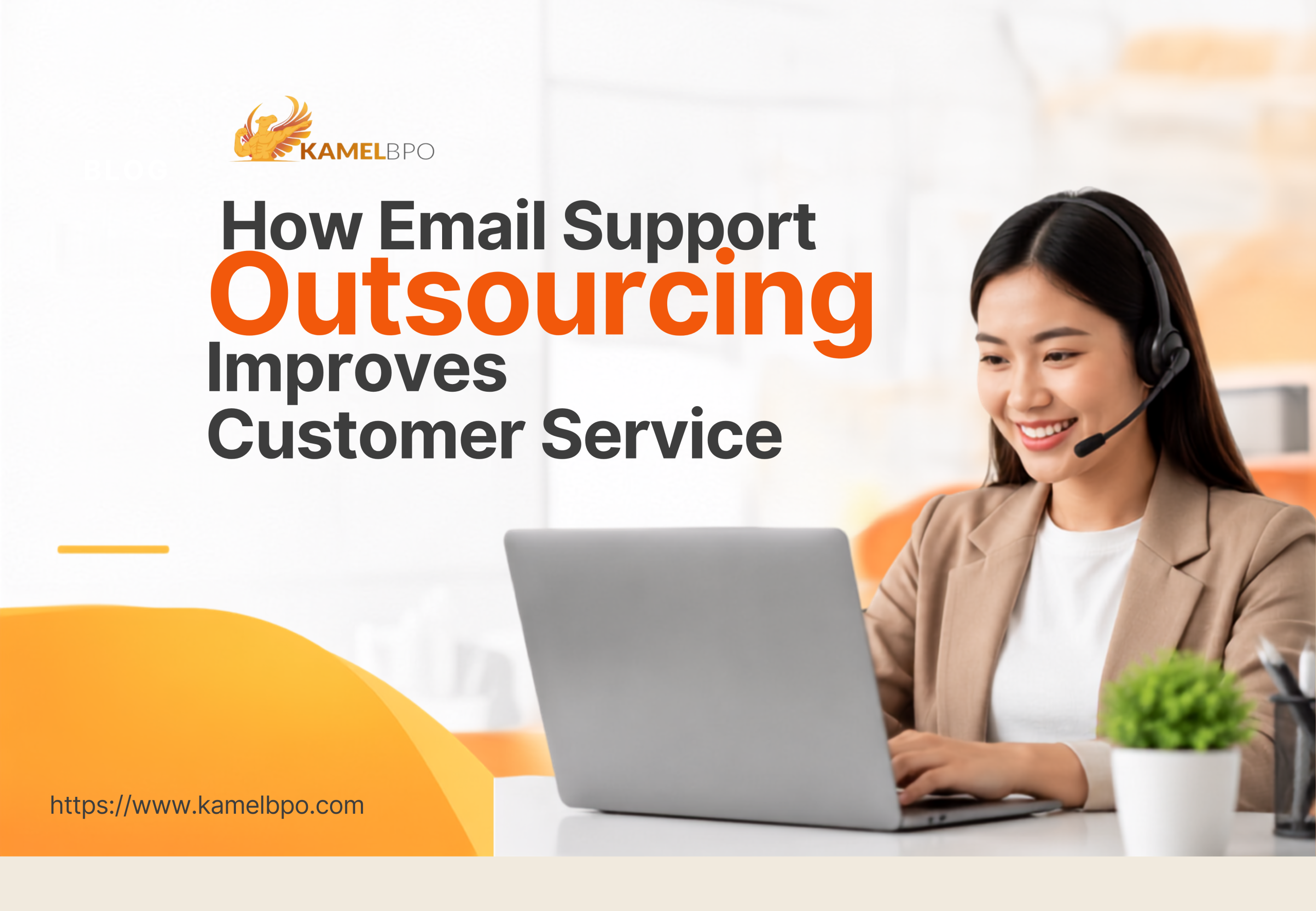 How Email Support Outsourcing Improves Customer Service with a professional support agent